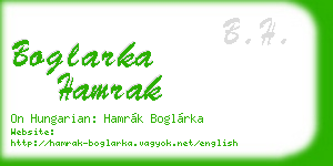 boglarka hamrak business card